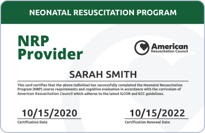 How do i get a copy of my nrp card Official Nrp For Healthcare Providers Certify Online Today